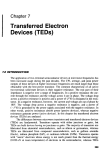 Transferred Electron Devices (TEDs)