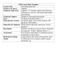 Factoring Quadratics Direct Instruction