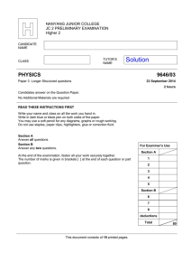 A Level Physics H2 Practice 2 P3 soln