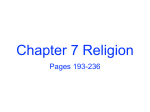 Chapter 7 Religion