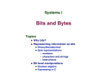 Bits and Bytes - UT Computer Science