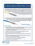 EL Series Optical Fiber Patch Cords