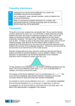 Probability distributions