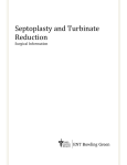 Septoplasty and Turbinate Reduction