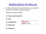 Building Blocks Of Minerals
