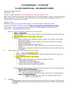 Stock Market directions