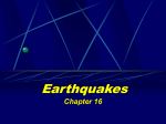 Earthquakes