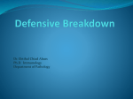 Defensive Breakdown Dr. Ebtihal Chiad Abass Ph.D. Immunology