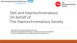 Diet and Haemochromatosis - The Haemochromatosis Society