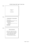 Chapter 7 Carbohydrates: Nomenclature Monosaccharides