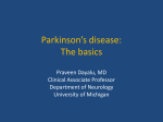 Parkinson`s Disease: The Basics