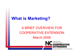 What is Marketing? - NC State University