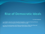 Rise of Democratic Ideals