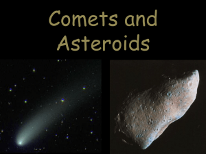 Comets do not orbit forever.
