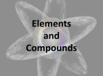 Elements and Compounds power point