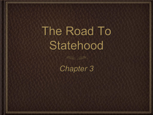 3 Presentation Road to Statehood