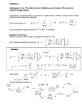 Lecture 4: Hydrogenic ions. The Helium atom. Electronic