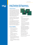 Intel® Pentium® M Processors - All