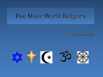 Five Major World Religions