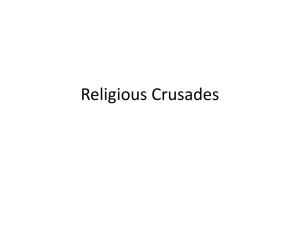 Religious Crusades - Cherry Creek Academy
