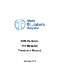 EMS Pediatric Pre-Hospital Treatment Manual