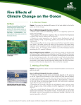 Five Effects of Climate Change on the Ocean