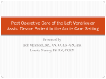 Care of the Left Ventricular Assist Device Patient