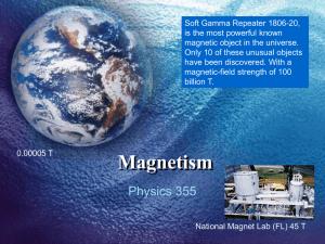 Magnetism - Illinois State University