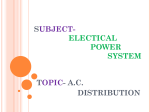 (1) AC distribution system