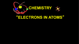 Bohr Model and Quantum Model