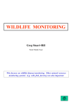 Monitoring Manual presentation