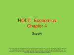 HOLT: Economics