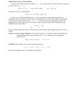 Sample Mean and Law of Large Numbers Consider a ﬁnite number