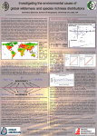 Investigating the environmental cause of global wilderness and