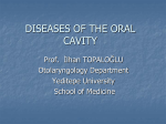 diseases of the oral cavity and oropharynx