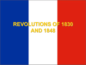 REVOLUTIONS OF 1830 AND 1848