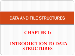 DATA AND FILE STRUCTURES