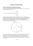 Uniform Circular Motion