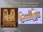 Power of the Church in the Middle Ages