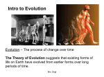 Intro to Evolution