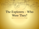 The Explorers Powerpoint - Wilmeth 5th Grade Social Studies