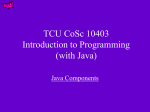 7-Intro to Components - Texas Christian University