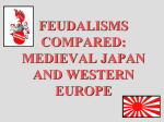 feudalisms compared: medieval japan and western