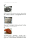 Common Chemical Sedimentary Rocks File