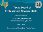 Texas Board of Professional Geoscientists