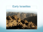 Early Israelites