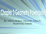 Chapter 3 Geometry PowerPoint