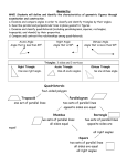 Geometry Quadrilaterals four-sided polygon Trapezoid