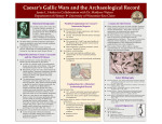 Caesar`s Gallic Wars and the Archaeological Record