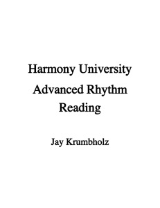 Advanced Rhythm Reading Packet